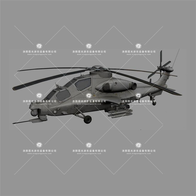 将乐武装直升机3D模型